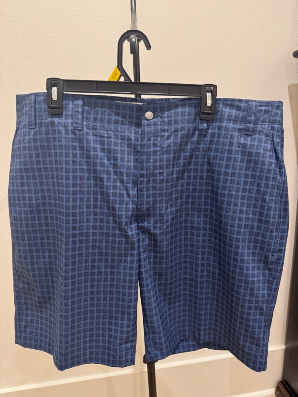 Callaway Navy Windowpane Performance Shorts